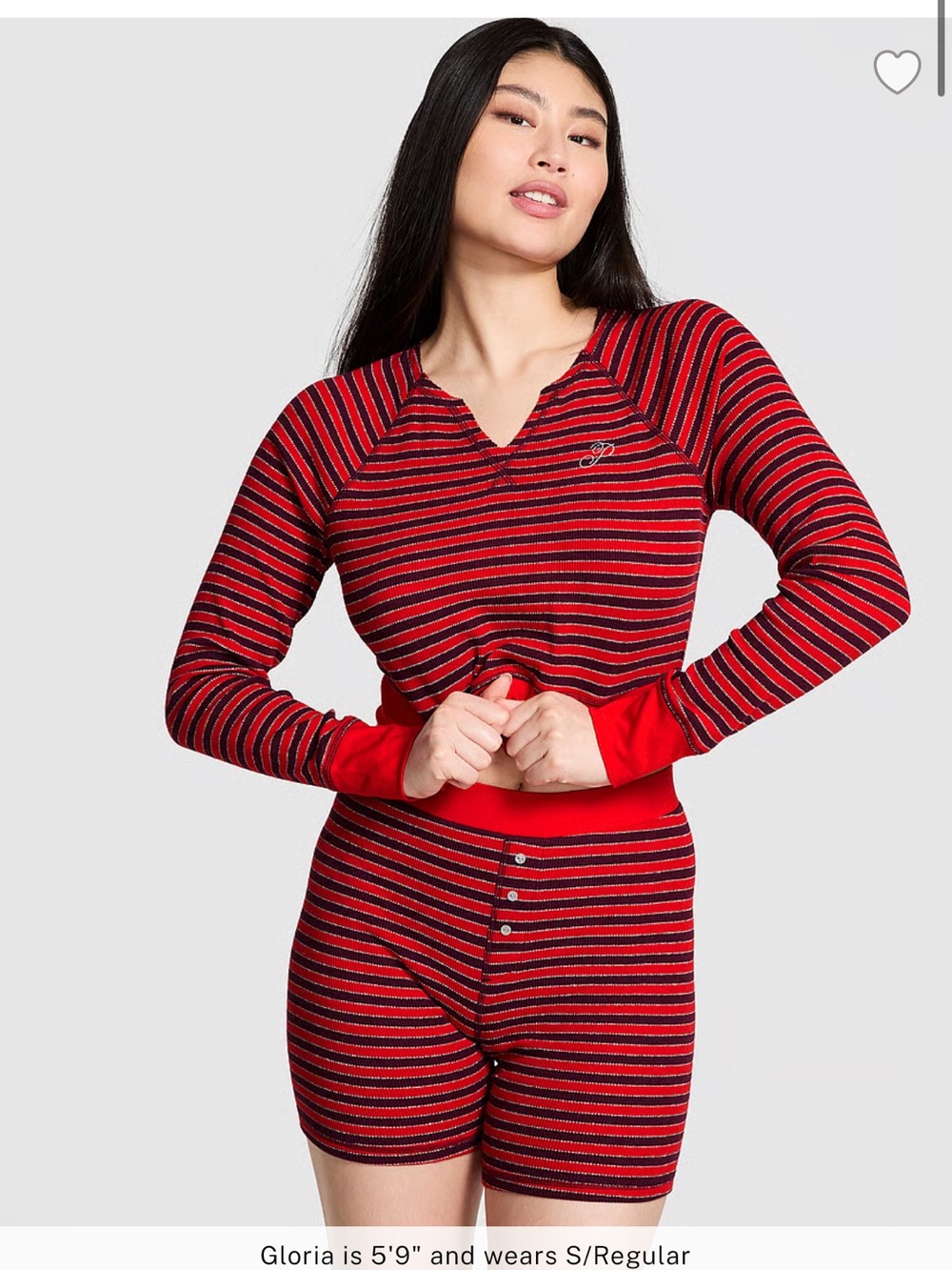 VS Thermal Short Pajama Set